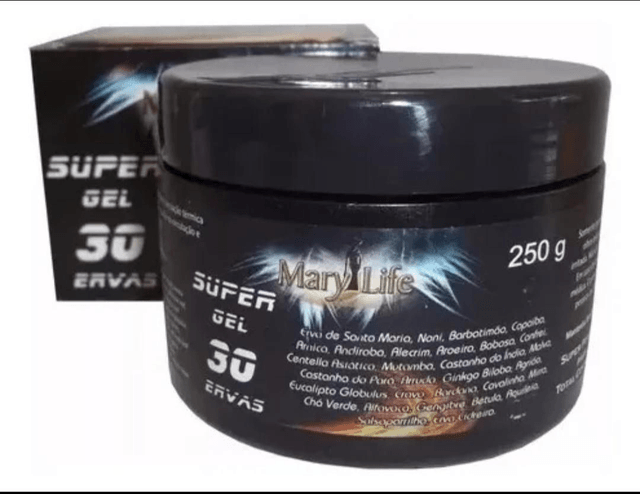 Super GEL 30 Ervas 250g Mary Life

