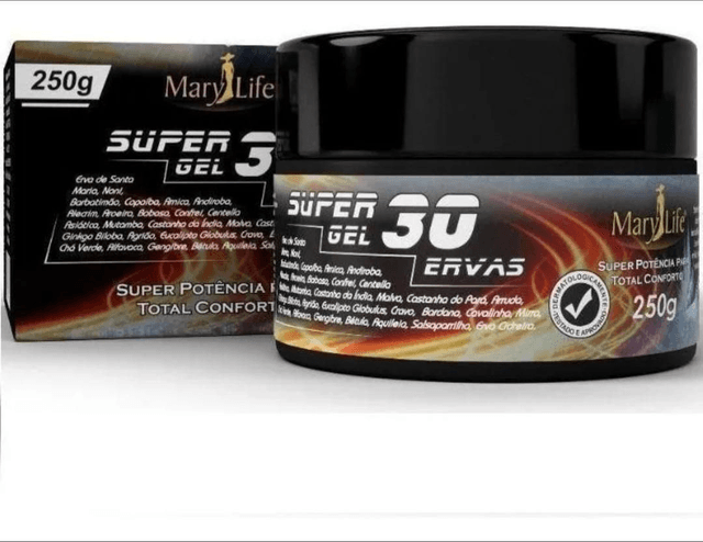 Super GEL 30 Ervas 250g Mary Life

