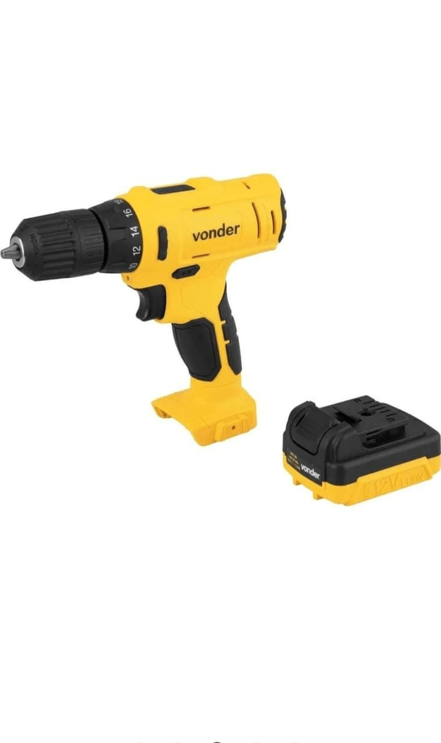 Parafusadeira E Furadeira Vonder 12V Vonder Pfv120 - Bivolt