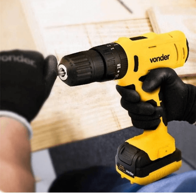 Parafusadeira E Furadeira Vonder 12V Vonder Pfv120 - Bivolt