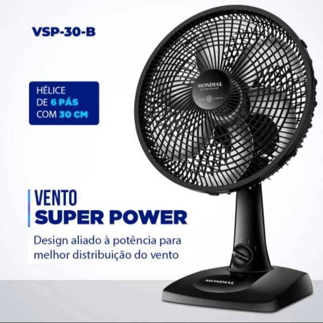 Ventilador de Mesa Mondial