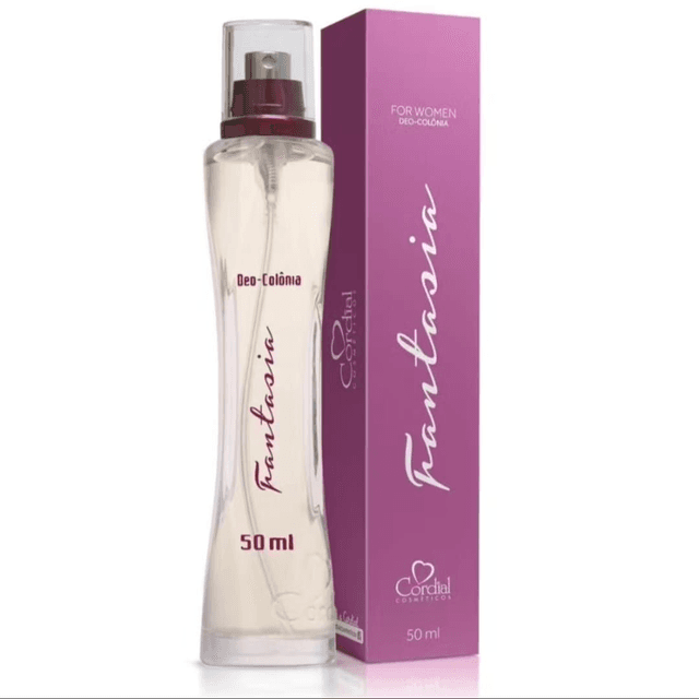 Perfume Feminino Fantasia Cordial Cosméticos Deo Colonia For Women Ótima Fixação