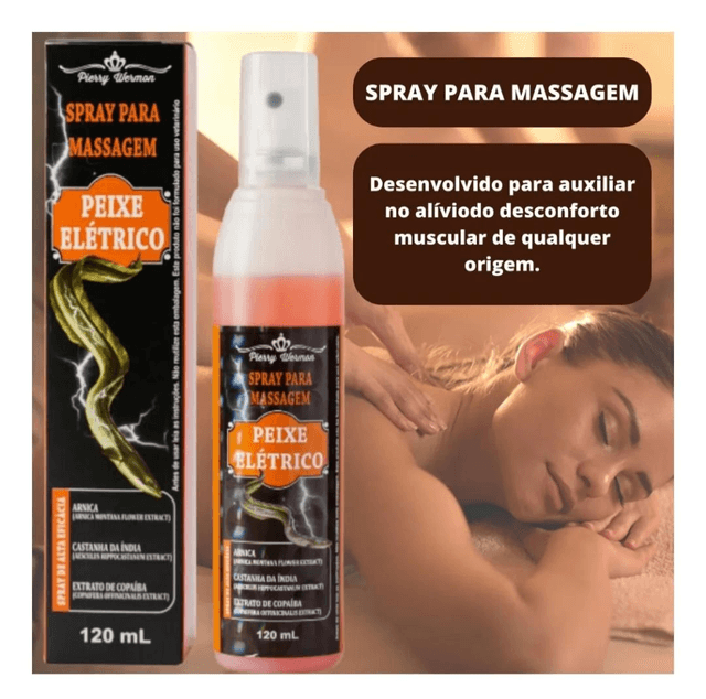 Spray Para Massagem Peixe Elrtrico