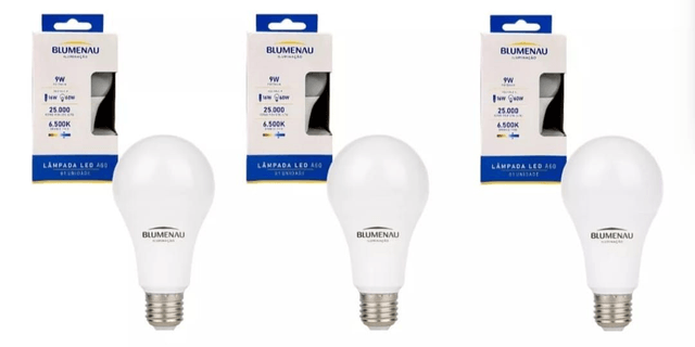 Lâmpada Led 9w 6500k E27 Blumenau