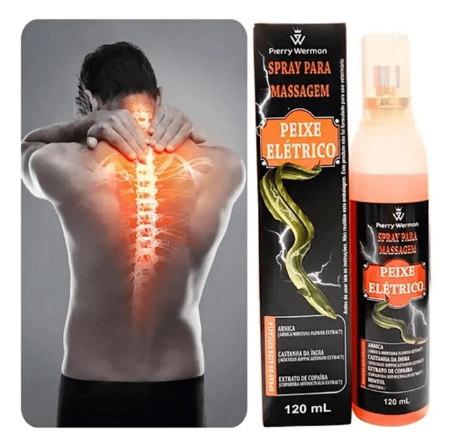 Spray Para Massagem Peixe Elrtrico