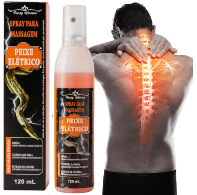 Spray Para Massagem Peixe Elrtrico