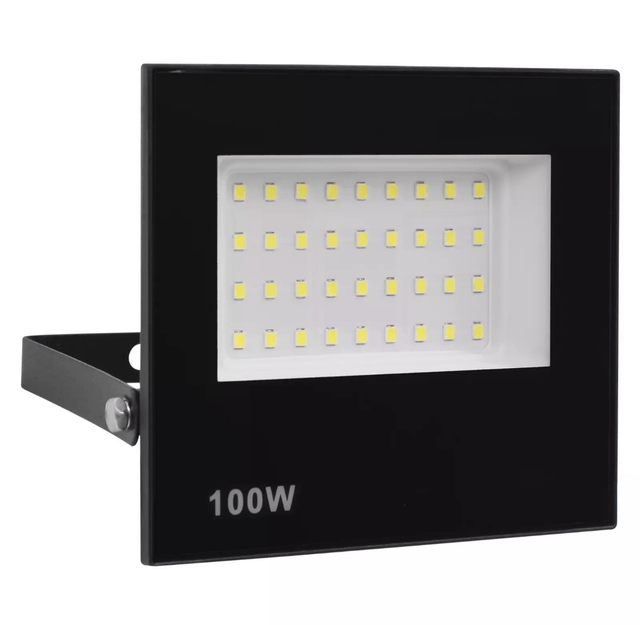 Refletor Led 100w Holofote Bivolt Prova Dágua Ip66 Frio