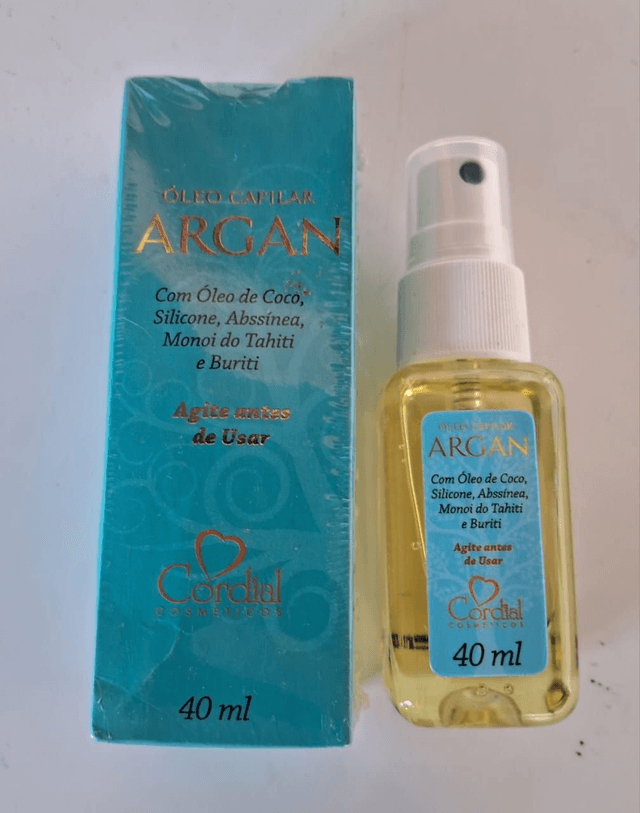 Òleo Capilar de Argan Cordial 40 ml Agite antes de Usar